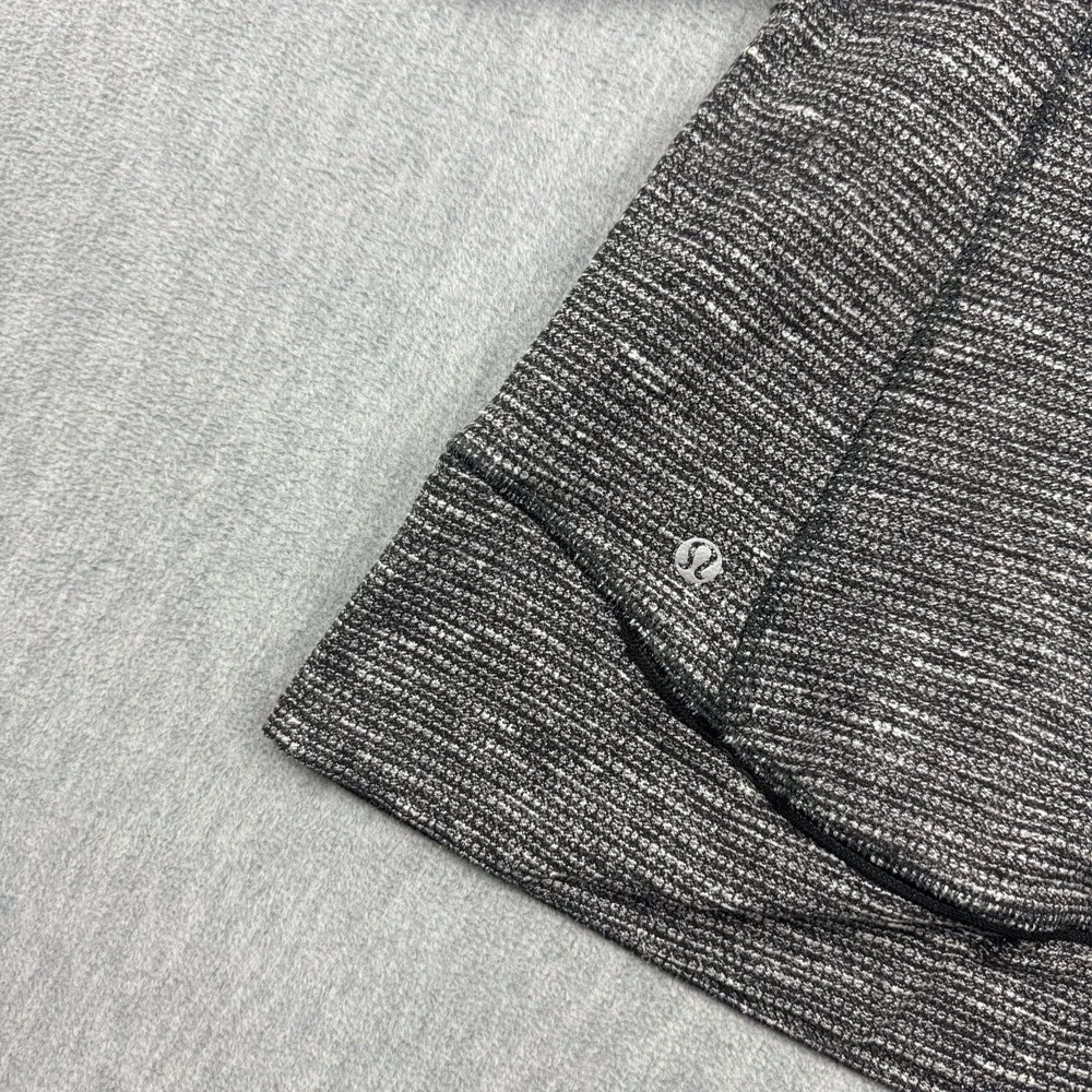 Lululemon Hoodie Womens 4 Gray Space‎ Dye Think Fast Pullover Yoga Gym Workout